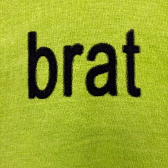 CharliXCX Brat Logo hoodie size l/xl - Picture 2 of 4